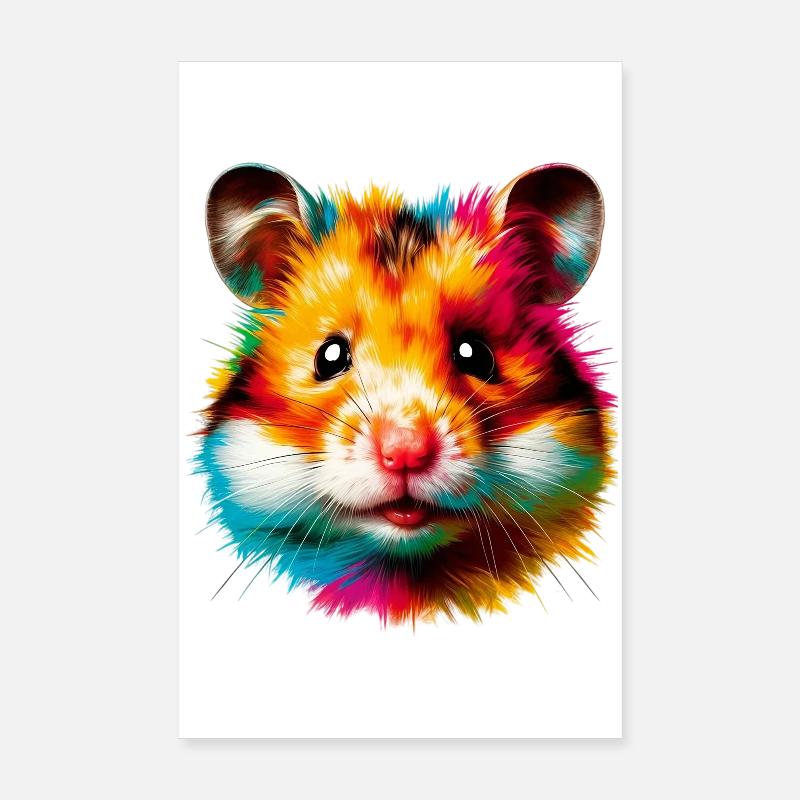 Hamster Poster 20x30 cm