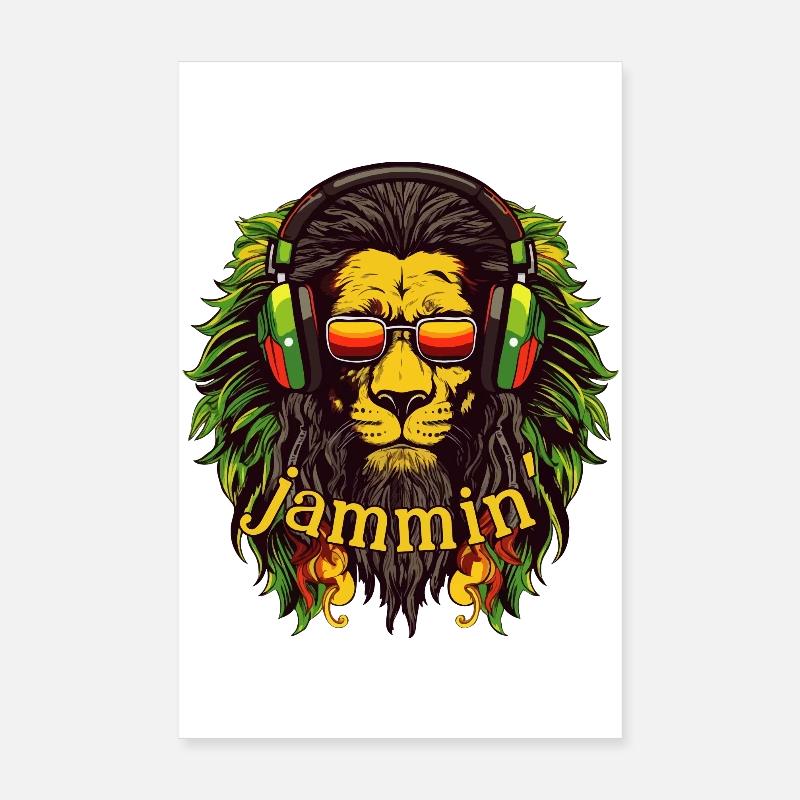 Jammin' Poster 20x30 cm