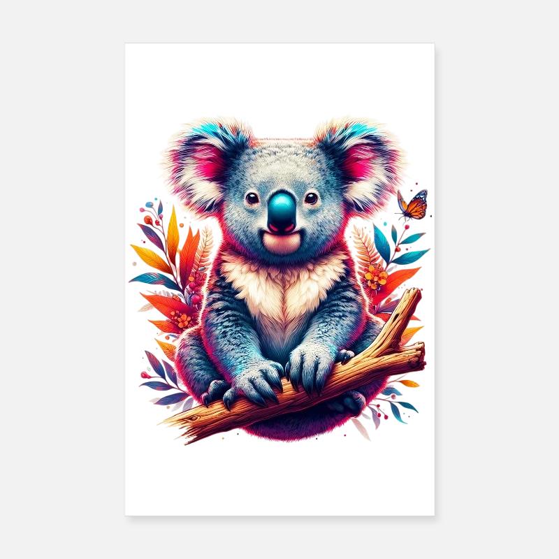 Koala Poster 8" x 12" (20x30 cm)