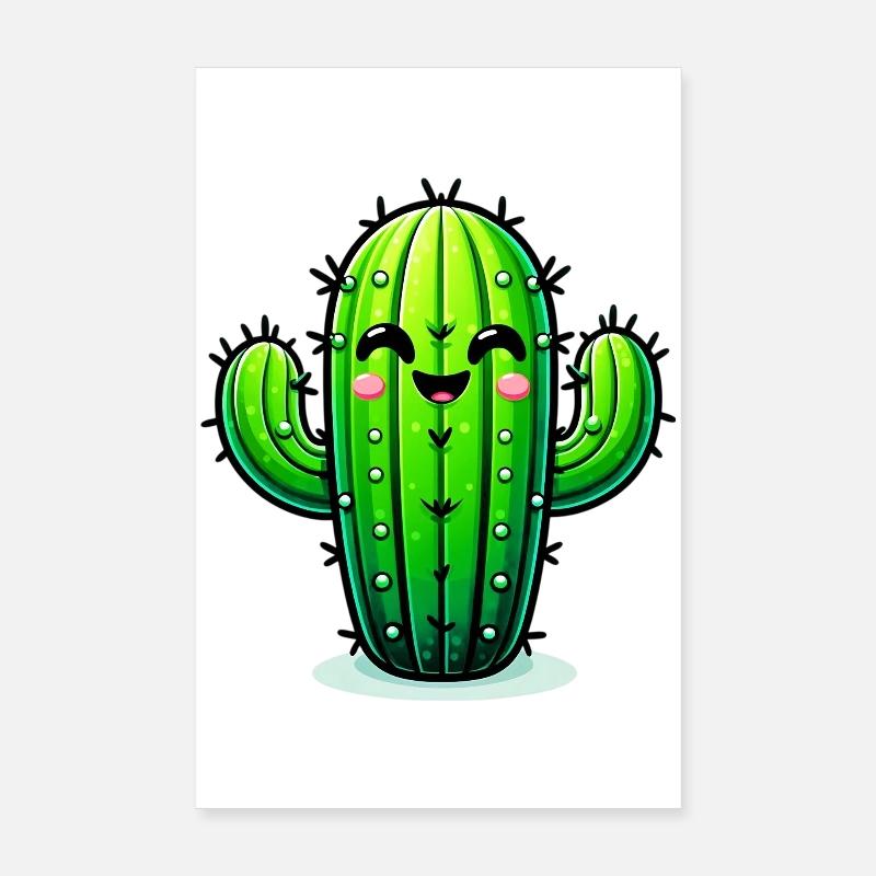 Cactus Poster 8" x 12" (20x30 cm)