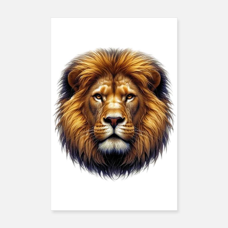 Löwe Poster 20x30 cm