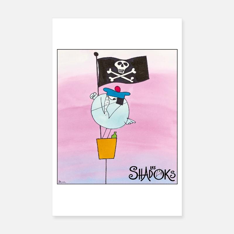 The Shadok Sailor Poster 8" x 12" (20x30 cm)