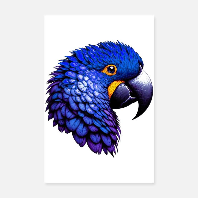 Papagei Poster 20x30 cm