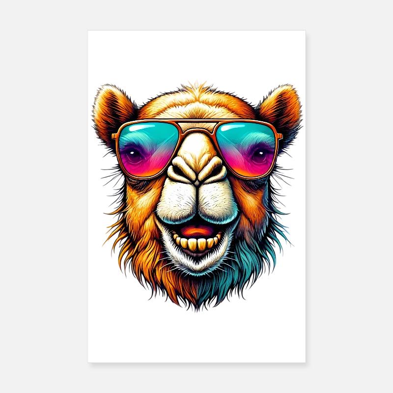 Kamel Poster 20x30 cm