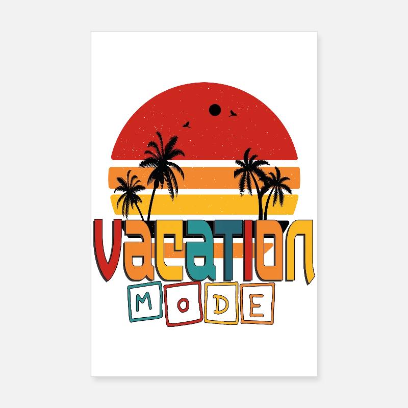 VacationMode Poster 8" x 12" (20x30 cm)