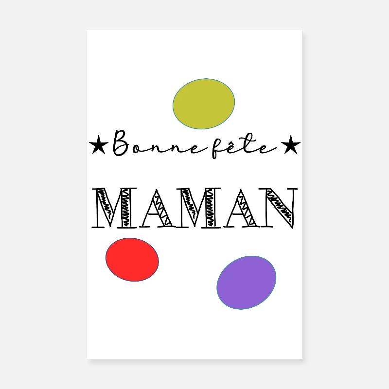 MAMA. MUTTERTAG. SCHÖNEN MUTTERTAG Poster 20x30 cm