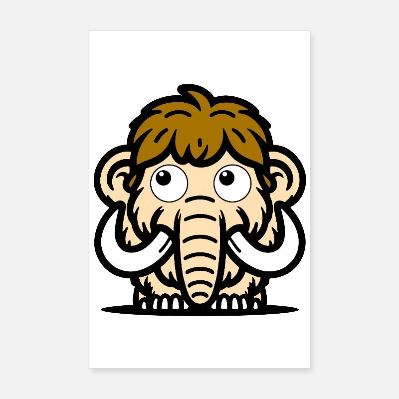 Mammoth Poster 8" x 12" (20x30 cm)