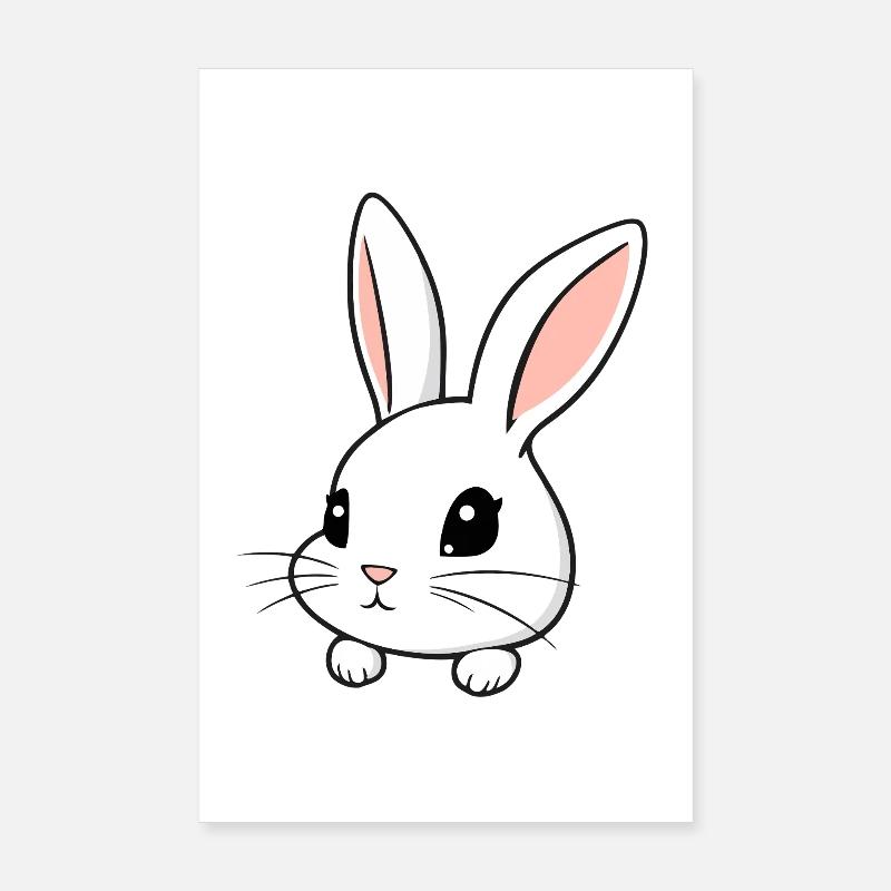 Lapin Mignon Poster 20 x 30 cm