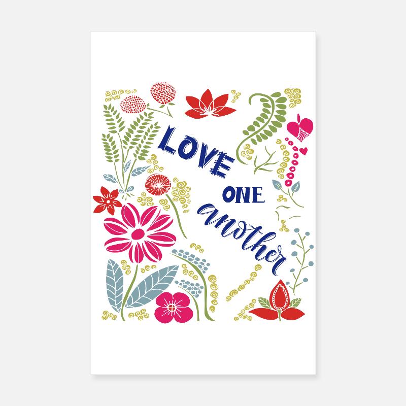 Love One Another   Poster 20x30 cm