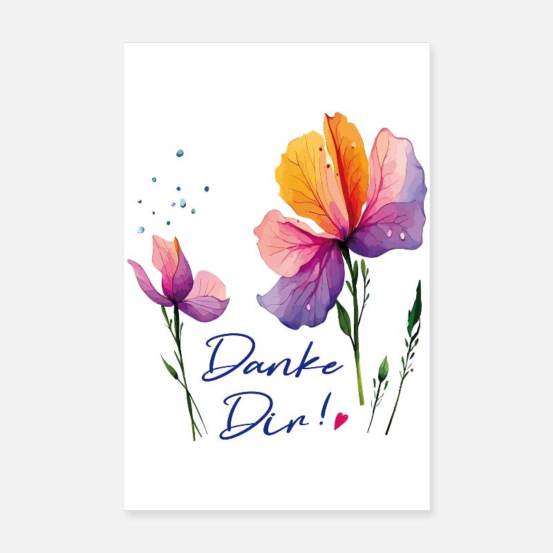  Danke Dir Poster 20x30 cm