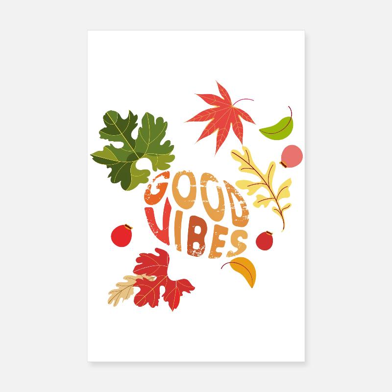 Herbst Vibes Poster 20x30 cm