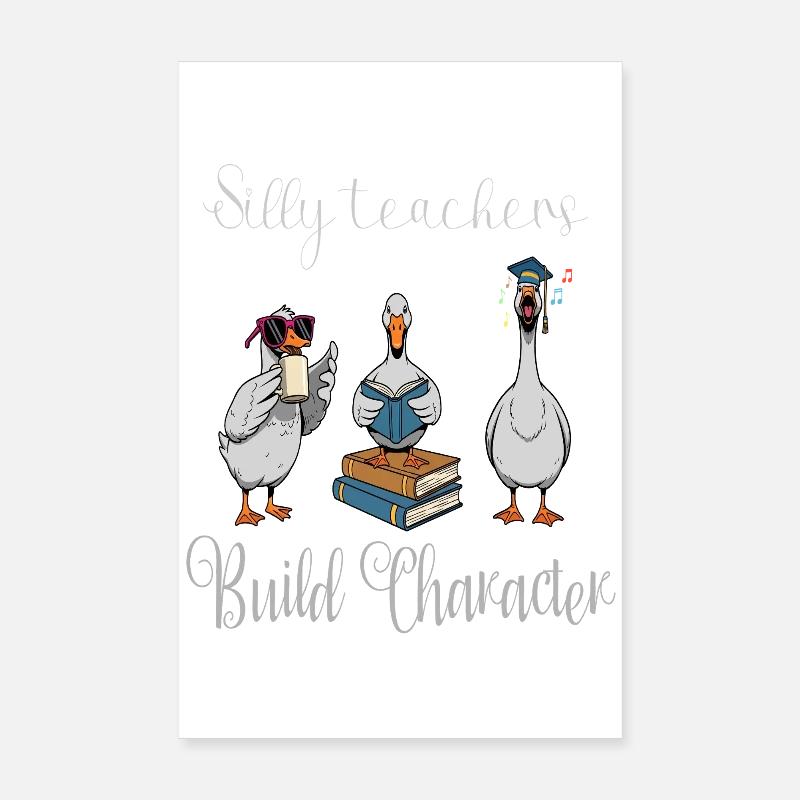 Pato-Lehrerin und Gelehrte Poster 20x30 cm