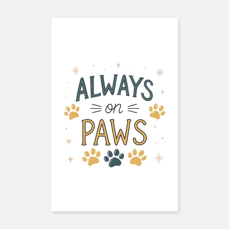 Immer auf den Beinen Poster 20x30 cm