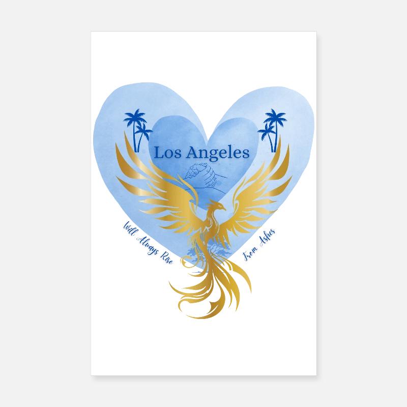 Los Angeles  Poster 20 x 30 cm