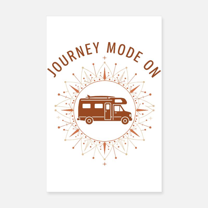 Journey Mode On Poster 20x30 cm