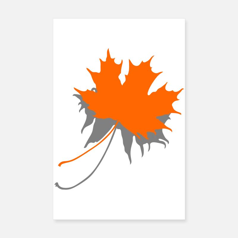 Maple leaf Poster 8" x 12" (20x30 cm)