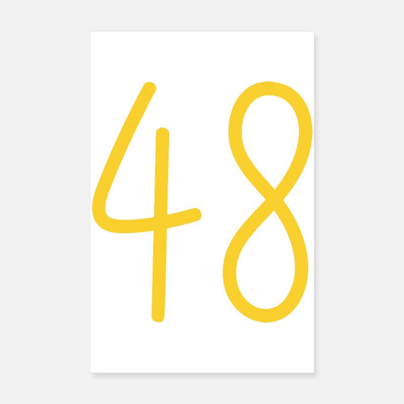 48 Poster 8" x 12" (20x30 cm)