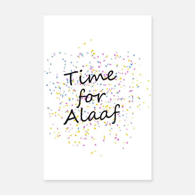Carnaval de Cologne - Temps pour Alaaf - Chemise du Carnaval Poster 20 x 30 cm