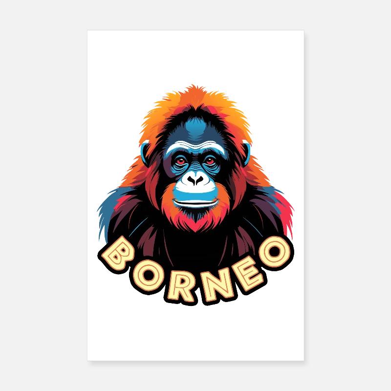 Borneo Poster 20x30 cm