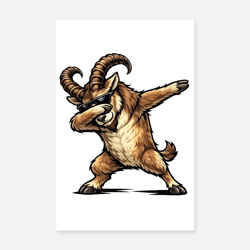 Dab du Capricorne Poster 20 x 30 cm