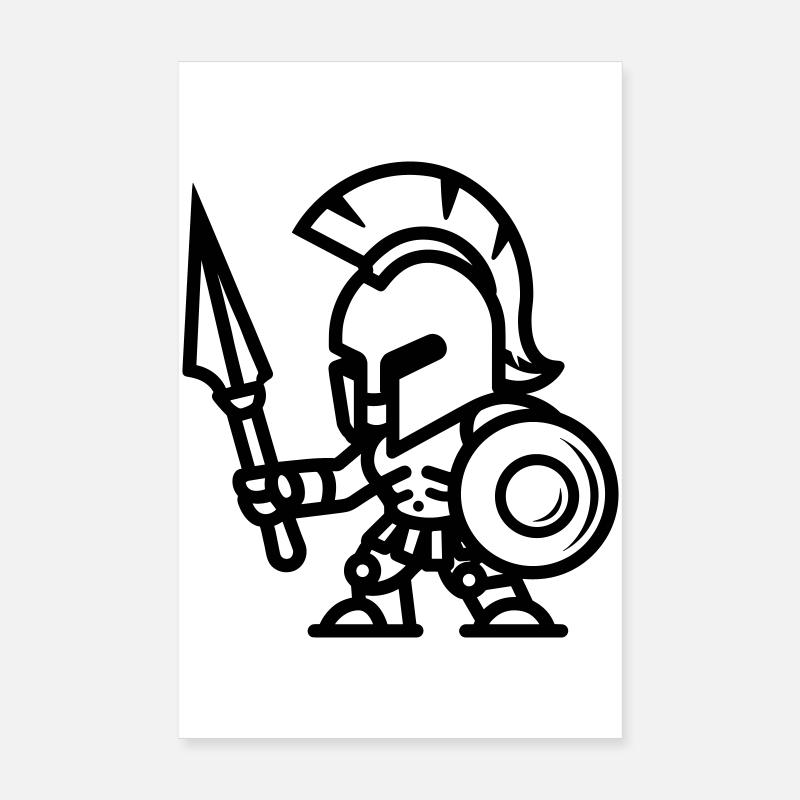 spartan Poster 20 x 30 cm