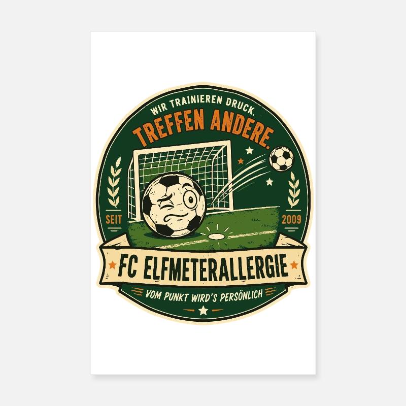 FC Elfmeterallergie Poster 20x30 cm