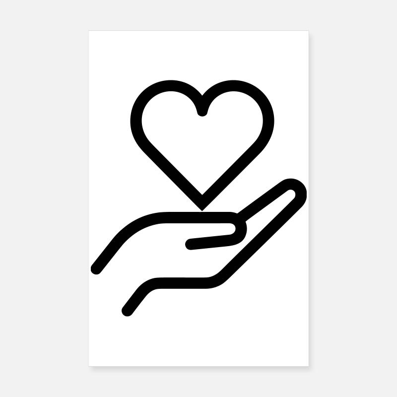 donner amour Poster 20 x 30 cm