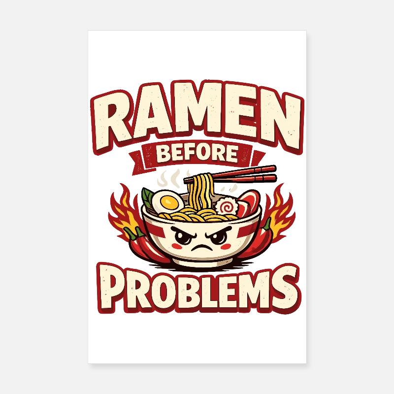 Professional Noodle Lover Japan Design Poster 8" x 12" (20x30 cm)