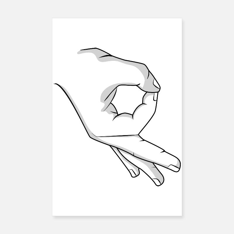Trollhand Poster 20x30 cm
