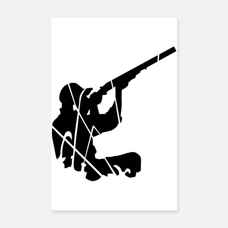 chasseur Poster 20 x 30 cm