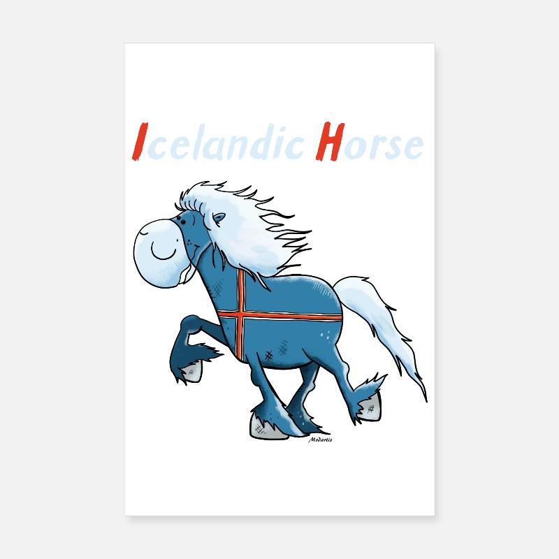 Isländer on Tour Poster 20x30 cm