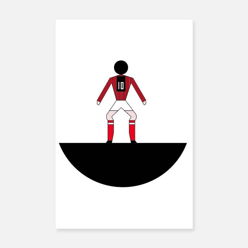 10 Rossonero - Poster 20x30 cm - Weiß