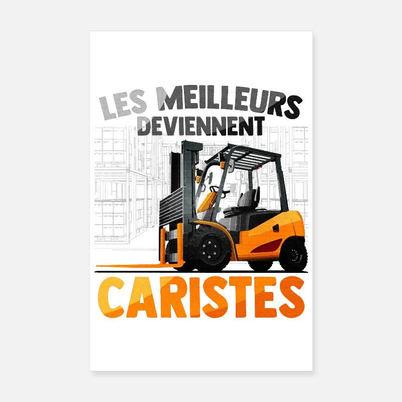 CARISTES - Poster 20 x 30 cm - blanc