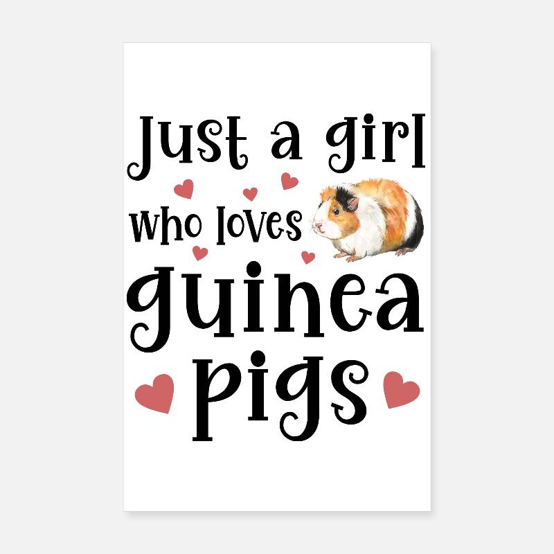Guinea pig Poster 8" x 12" (20x30 cm)