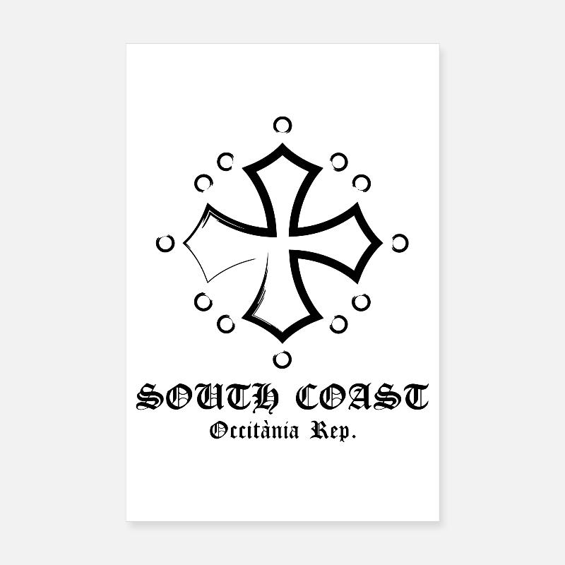South coast Croix Occitane Poster 20 x 30 cm