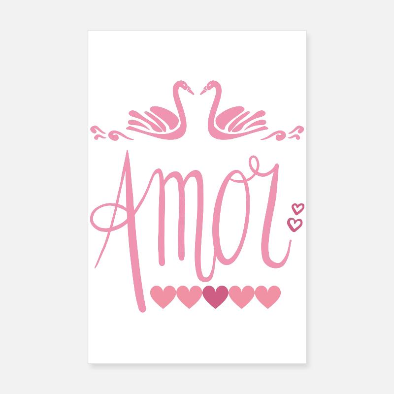 Cupidon - T-shirt Saint-Valentin Poster 20 x 30 cm