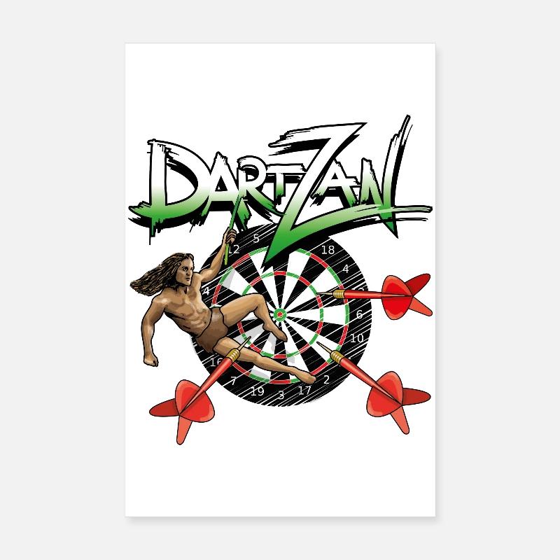 Dart Held aus dem Urwald Poster 20x30 cm
