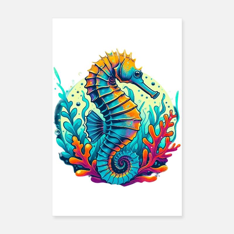 Hippocampe Poster 20 x 30 cm