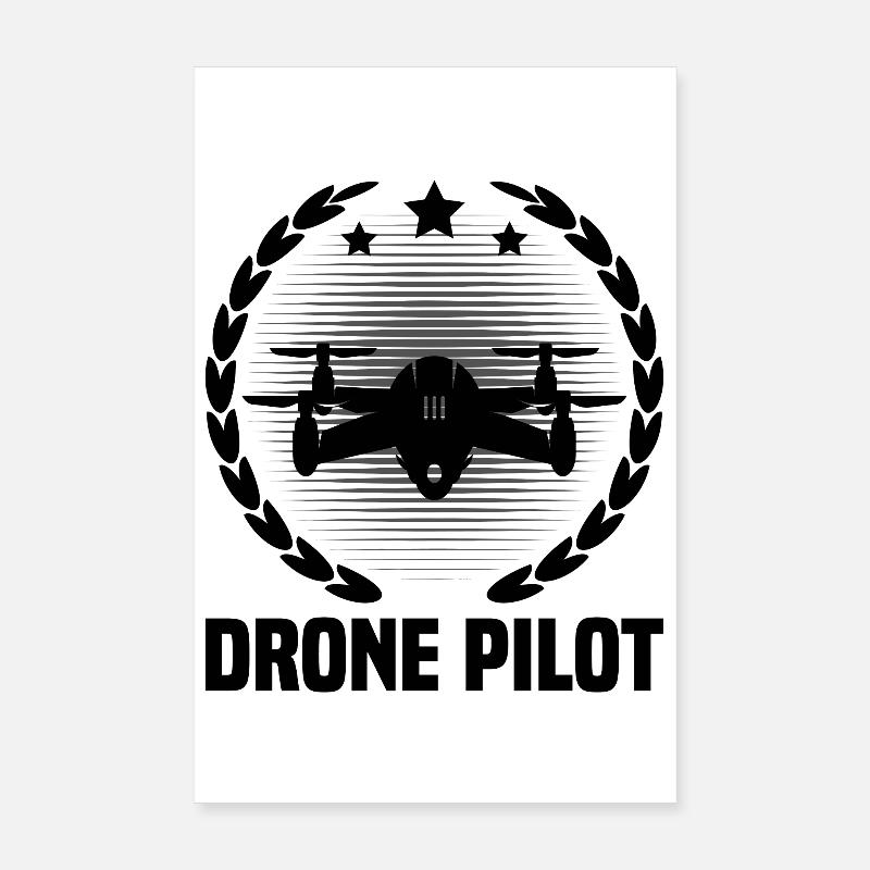 Drone Pilot Poster 8" x 12" (20x30 cm)