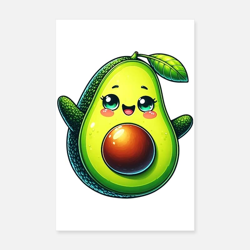 Avocado Poster 8" x 12" (20x30 cm)