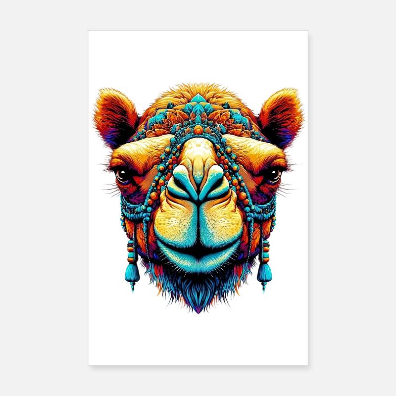 Chameau Poster 20 x 30 cm