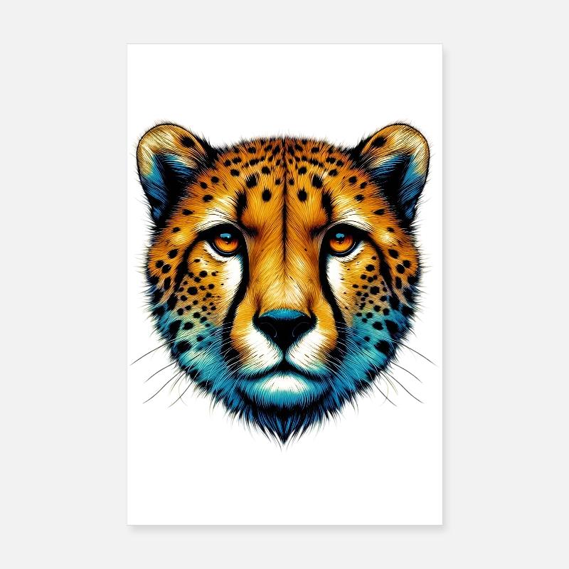 Guépard Poster 20 x 30 cm