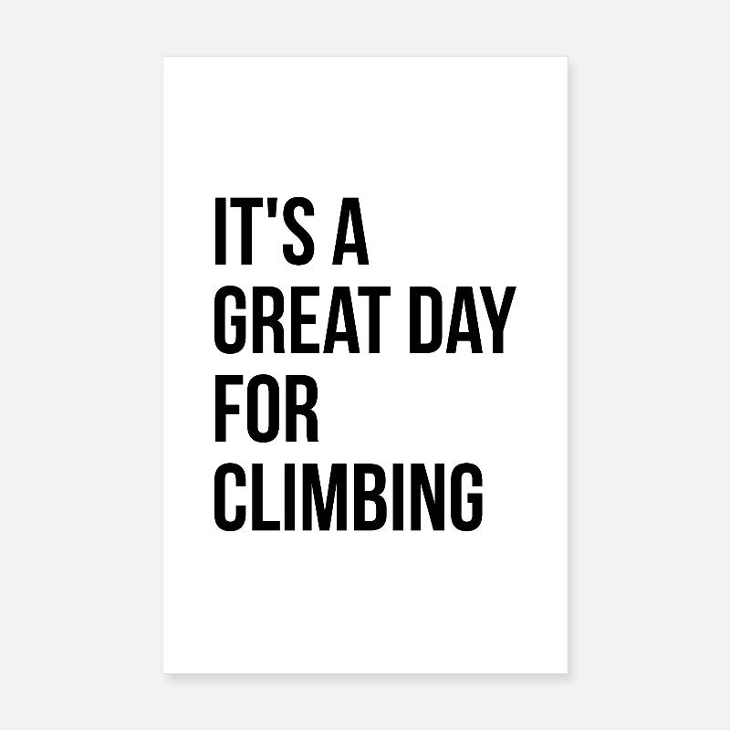 Climbing Poster 8" x 12" (20x30 cm)