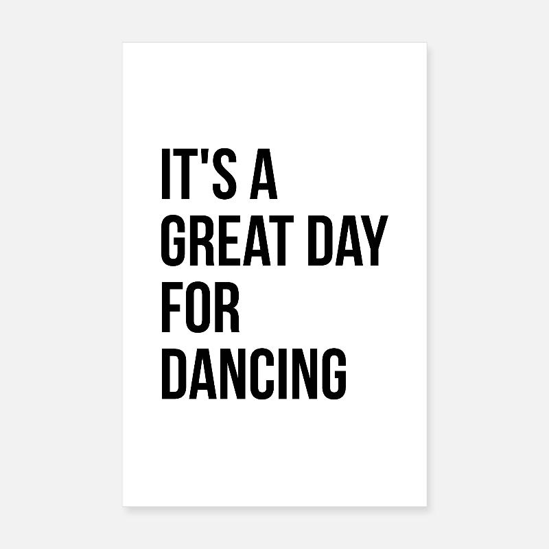 Dancing Poster 8" x 12" (20x30 cm)