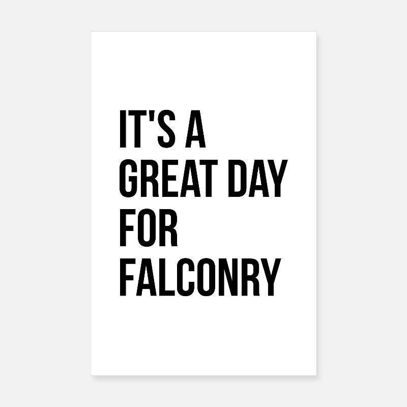 Falconry Poster 8" x 12" (20x30 cm)