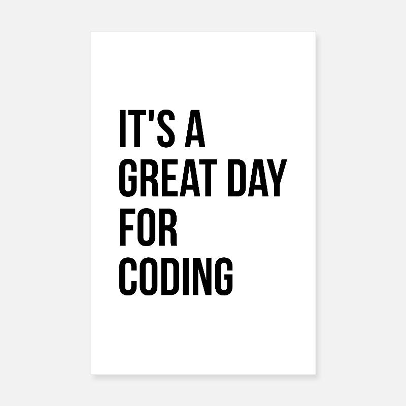 Coding Poster 8" x 12" (20x30 cm)