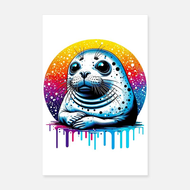 Phoque Poster 20 x 30 cm
