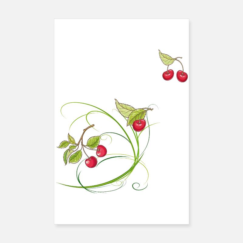 Kirschen Poster 20x30 cm