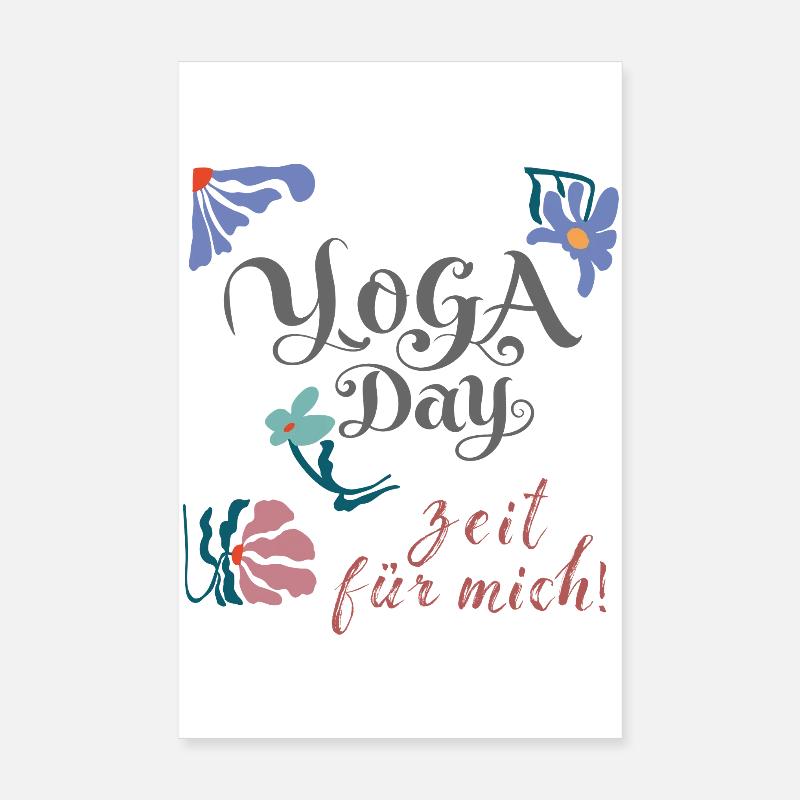 Yoga Day  Poster 20x30 cm
