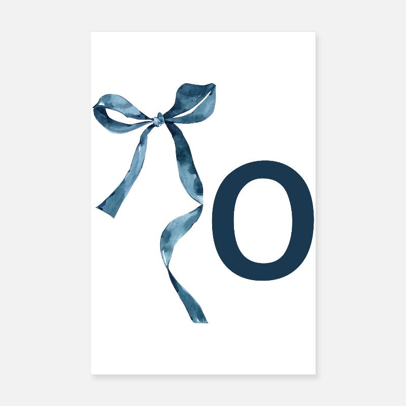 Monogram o gift idea Poster 8" x 12" (20x30 cm)